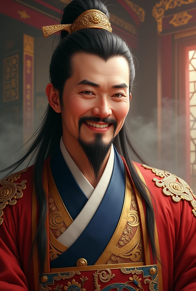 Cao Cao smiles