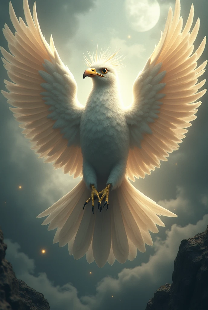 masterpiece、 Highest quality, Highly detailed、8k、 High resolution,  God Bless、bird、