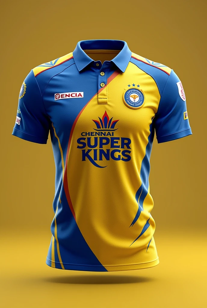 Chennai Super Kings jearsey and ajay name on it