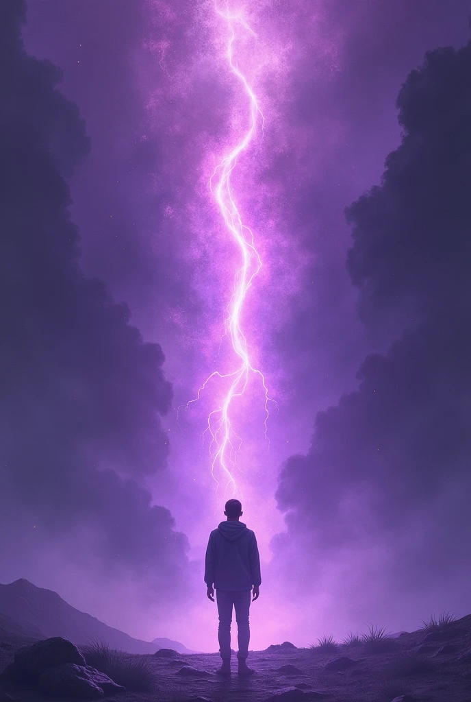 The one man he feeling her aura that is violet colour with infinite