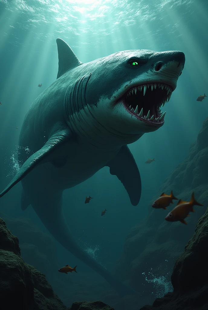 A Shark in monster