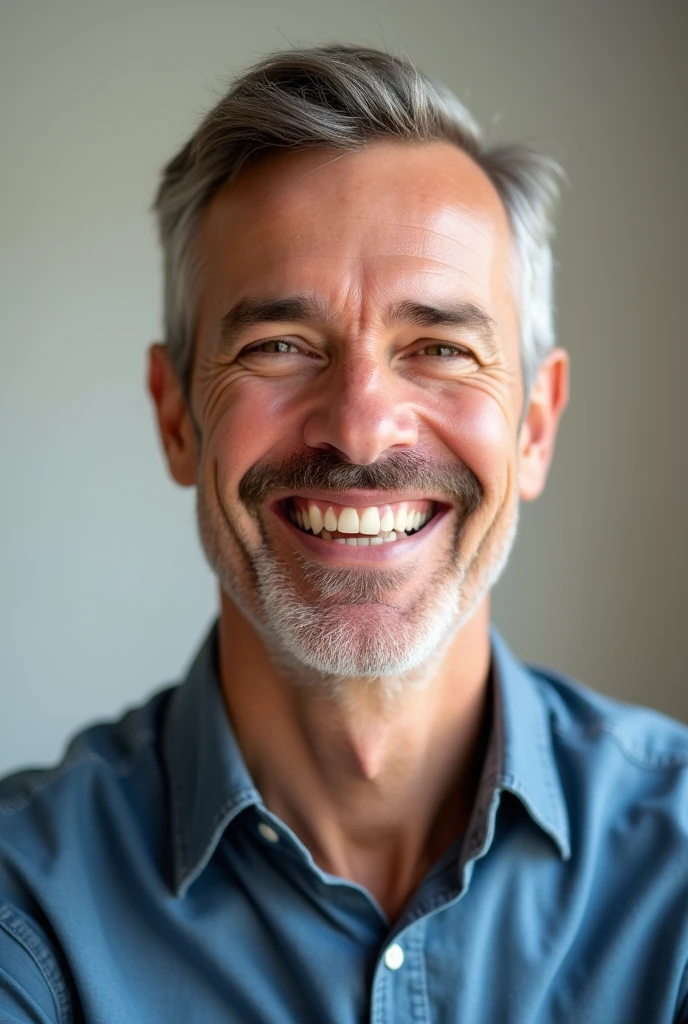 A man smiling