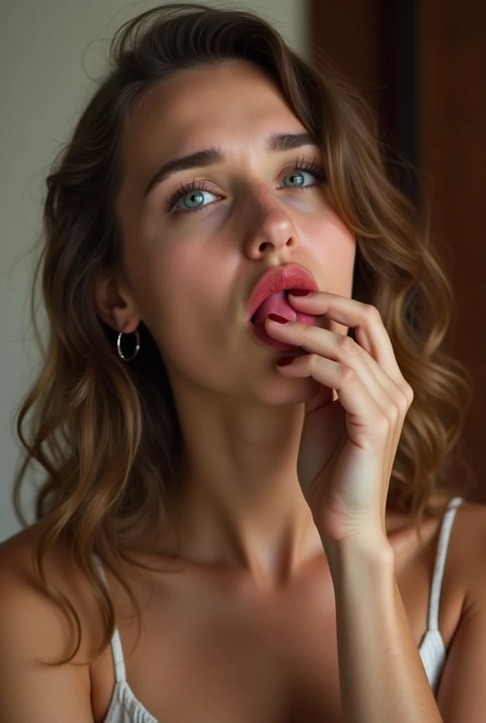 Woman sucking thick penis