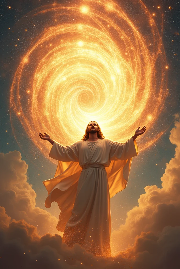 Jesus making a Genkidama