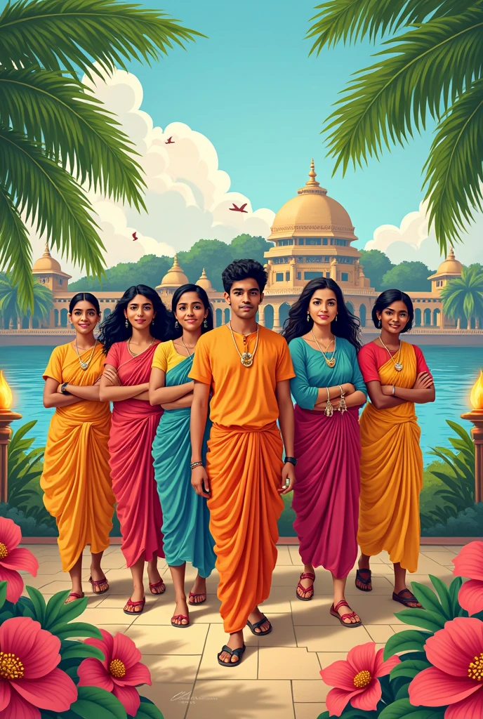 Malayalam freshers day poster