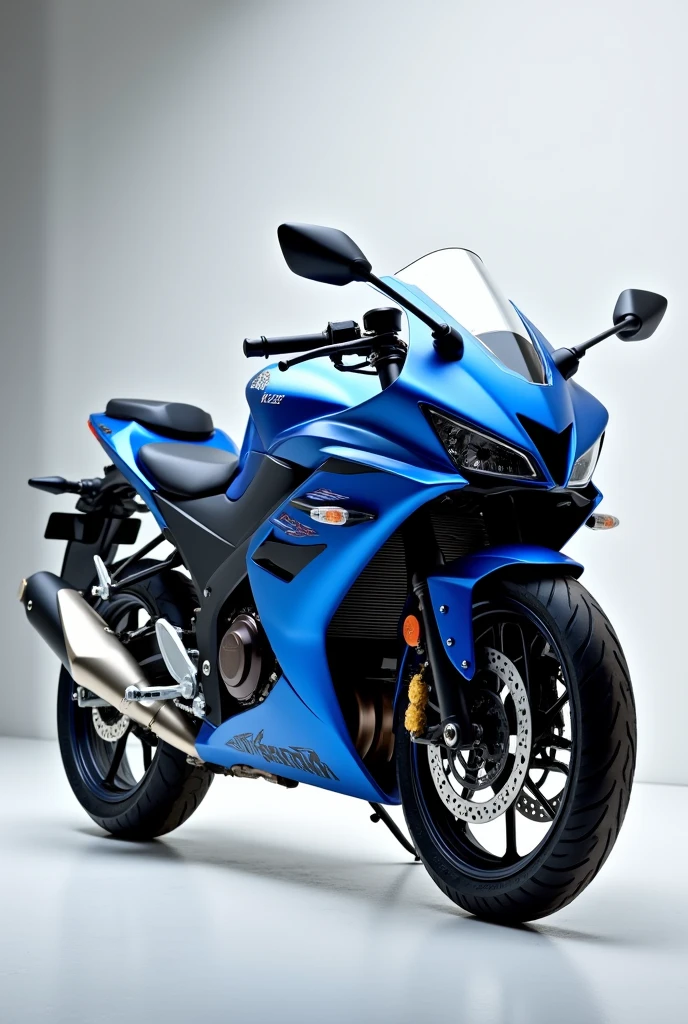 Gixxer 250 matte blue naked with sport design