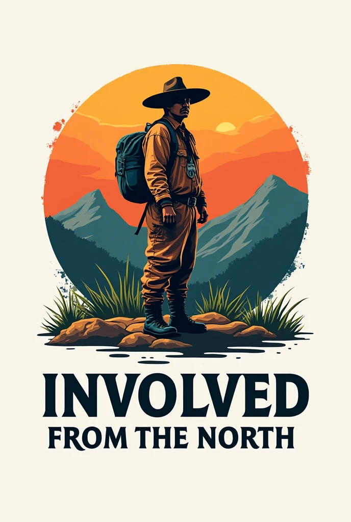 a logo for a Mexican regional northern group and the group is called Involved from the North