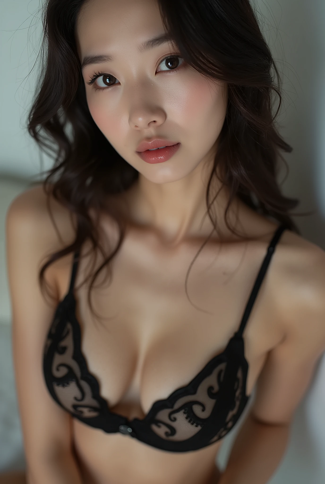 a close up of a woman in a lingerie posing for a picture, beautiful asian girl, beautiful south korean woman, gorgeous chinese model, japanese goddess, korean girl, beautiful asian woman, japanese model, asian girl, gorgeous young korean woman, woman, sexy girl, beautiful young woman, girl, jaw-dropping beauty, an asian woman, woman