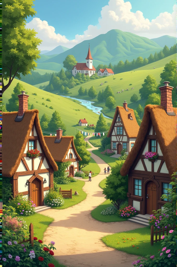 Village Scene 