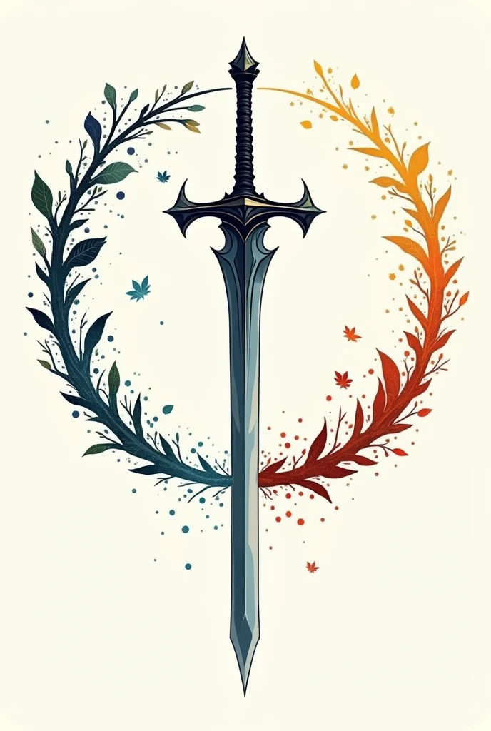 {With text:"Sword and Roman":1.6},Ashley Wood (Ashley Wood) style of,In Giovanni Costa's signature style,Line Art,{Simple style:1.5} ,Ring composition,{The focus of the composition is on the outside of the ring:1.4},{There is a large blank space in the middle of the ring:1.4},The Four Seasons of Heaven,spring, summer, autumn,winter。