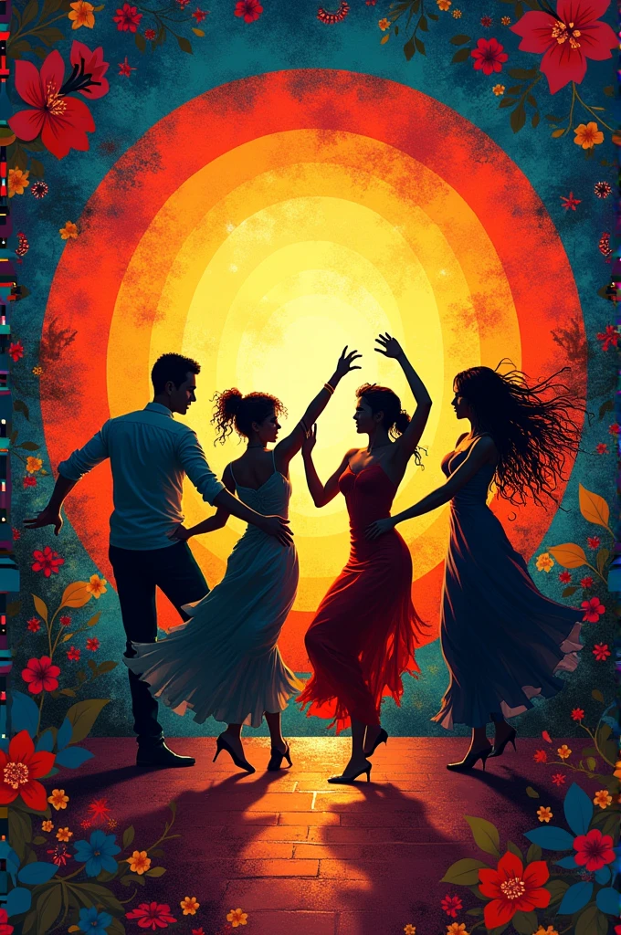 In a circle the essence of cumbia