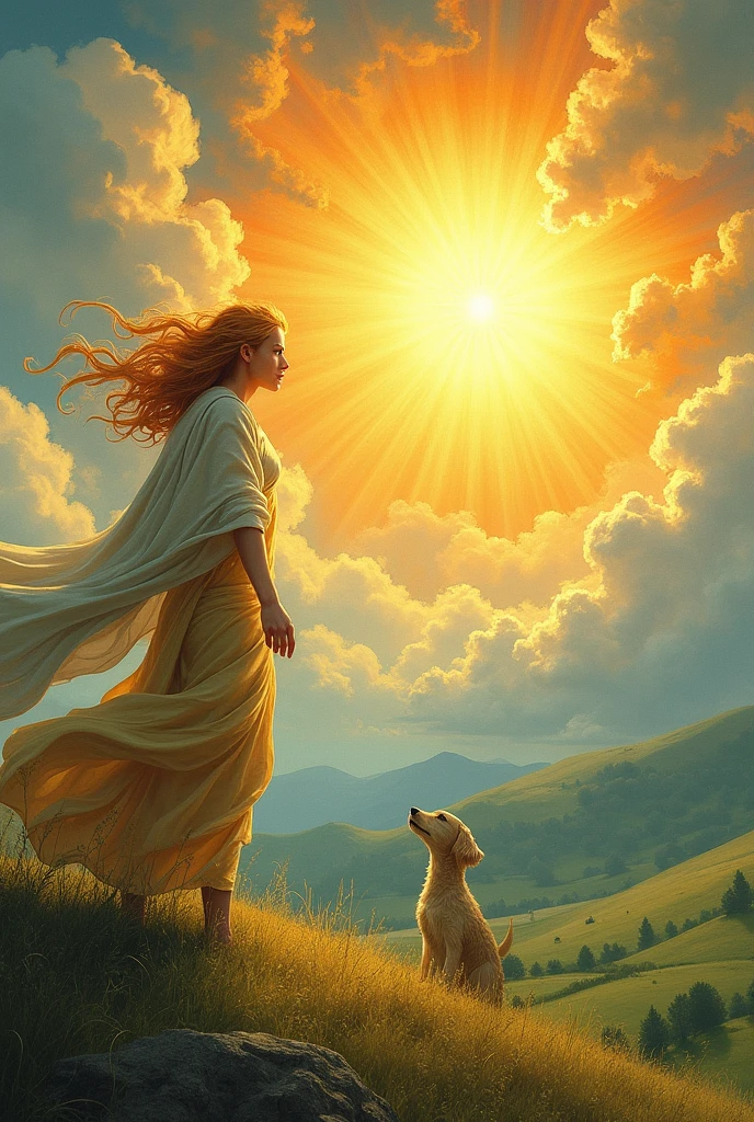 Once upon a time, the Wind and the Sun had an argument."
