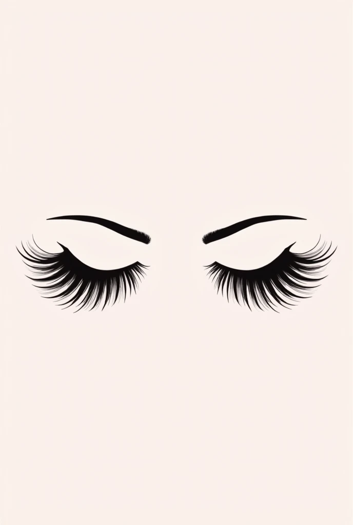 logo of business of eyelash extension .the brand is " Brianna eyelash Service" add eyelash 
