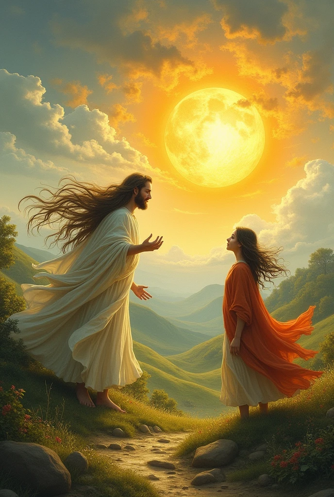 Once upon a time, the Wind and the Sun had an argument."