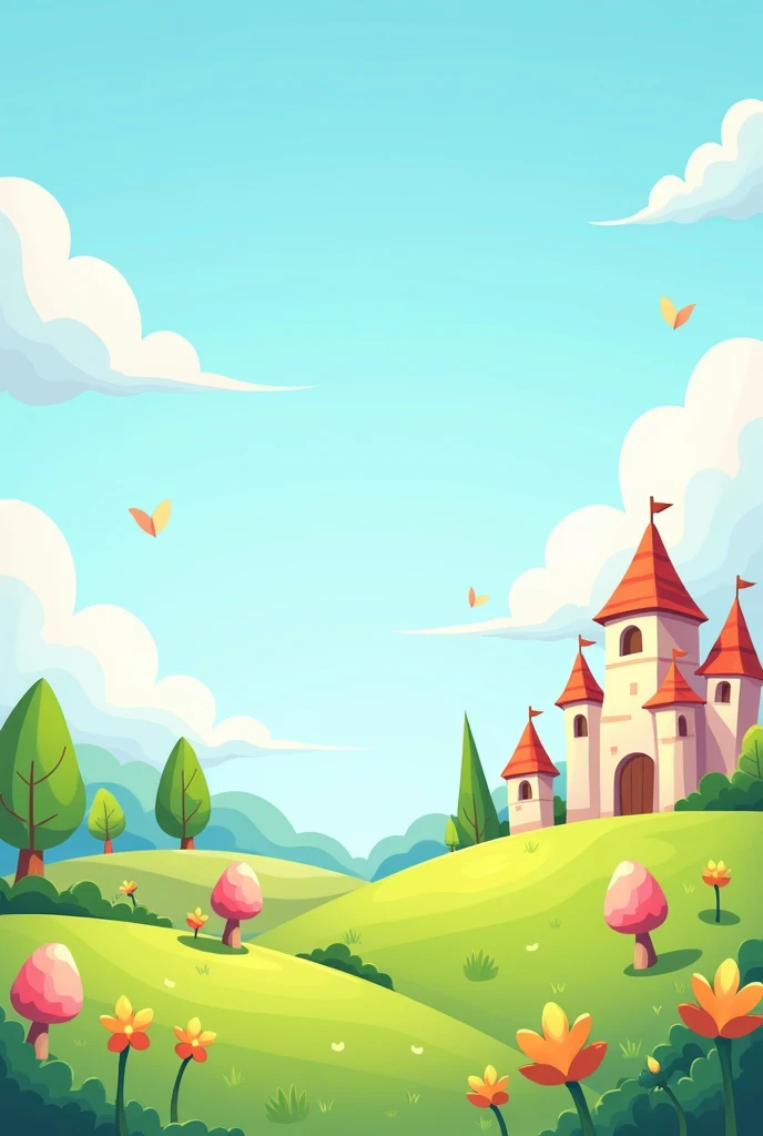 Simple cartoon background