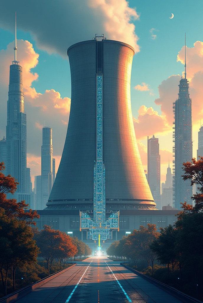 nuclear energy illustration