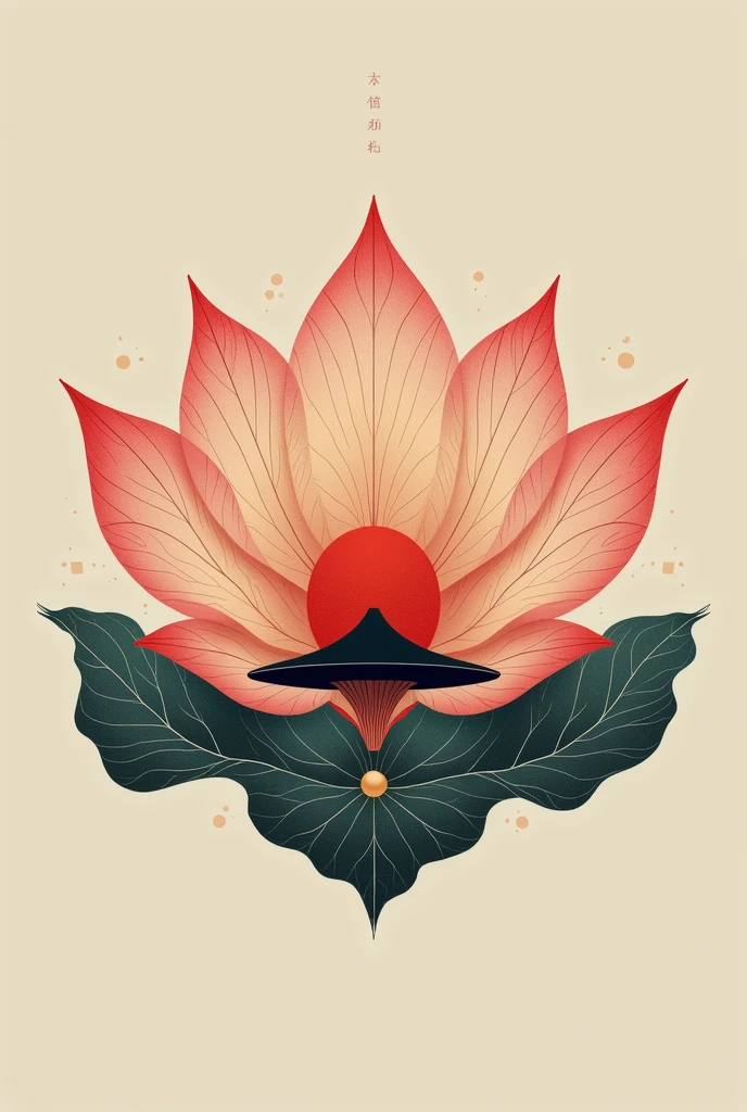 Please create me a logo for a Vietnamese-Japanese fusion fine dining restaurant. " Hasu Kasa Fusion Restaurant" has elements of Japanese kasa hat and Vietnamese lotus flower combined harmoniously together. Luxury Logo, minimalist, has a bit of Vietnamese and Japanese culture