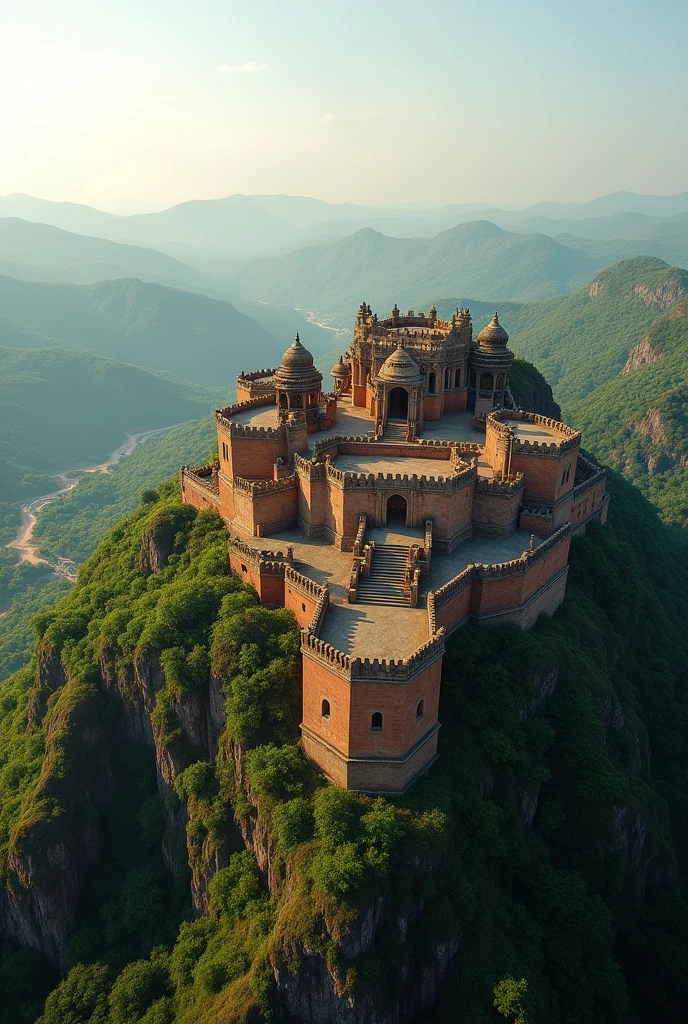 Chitradurga fort Ariel view