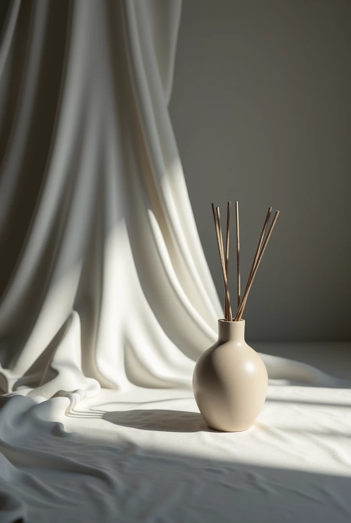 Diffuser, White cloth background,Please do not draw people, Dark Room
