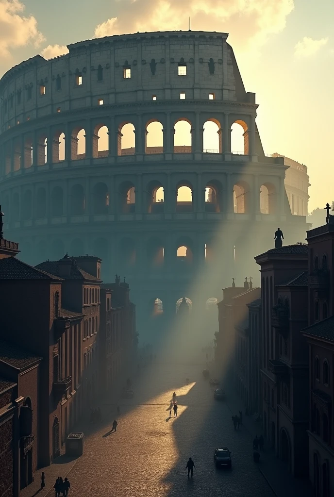 Shadow of rome Agripa coliseum