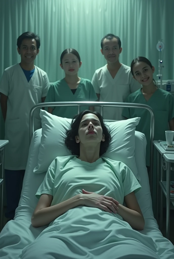 Admitted to the hospital, I can&#39;t see people&#39;s faces