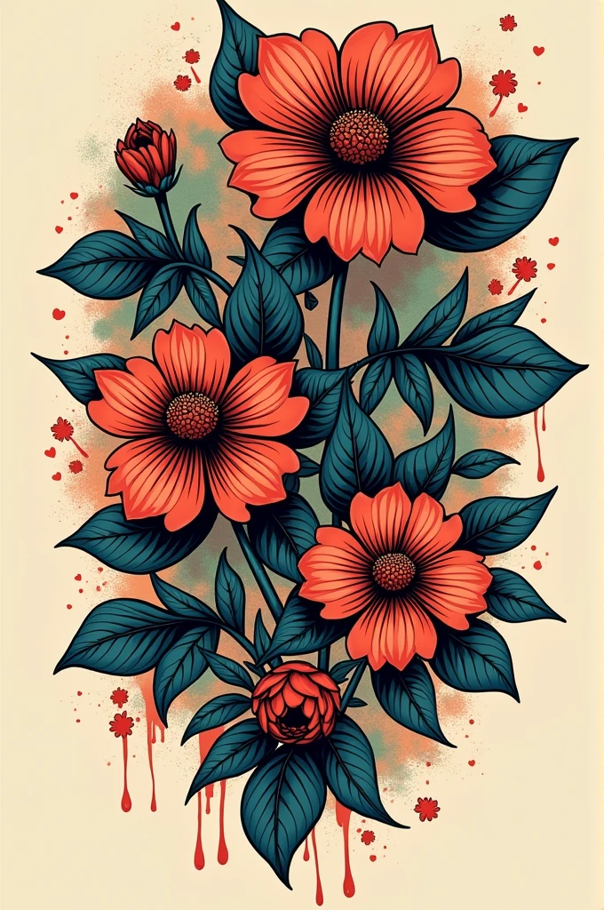 (xoloescuincle tattooed illustration type graff