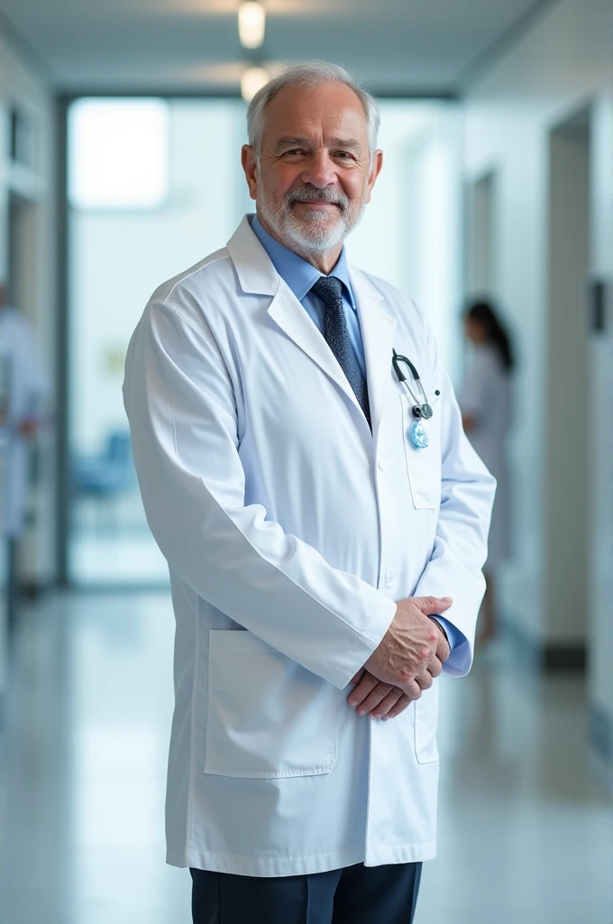 Full size image of a doctor looking at the camera