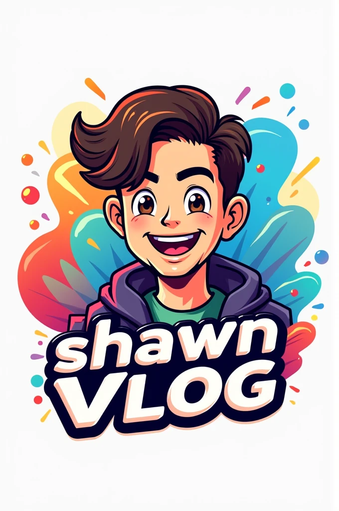 my YouTube channel my YouTube channel name Shawn vlog mede in a logo