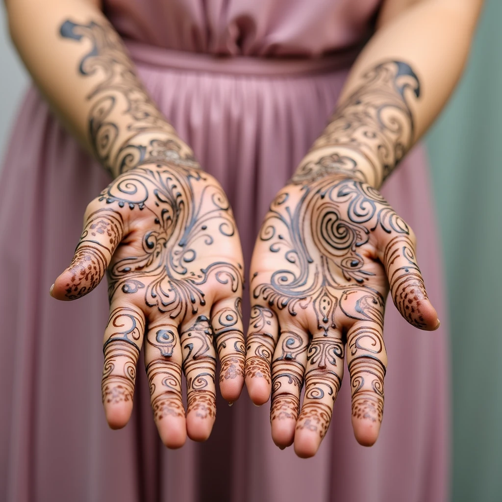 generate more Shadi Special mehndi design on hand