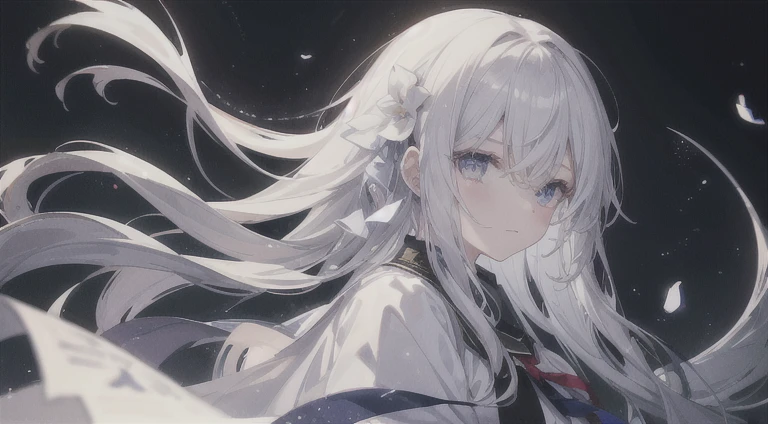 beautiful、ephemeral、Silver Marble Skin、hope、Highest quality、uniform、clear、student、Bright and dark atmosphere