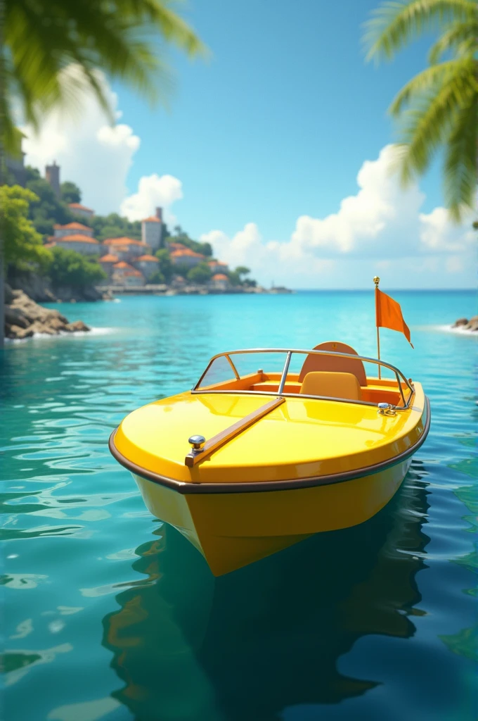 Yellow boat 