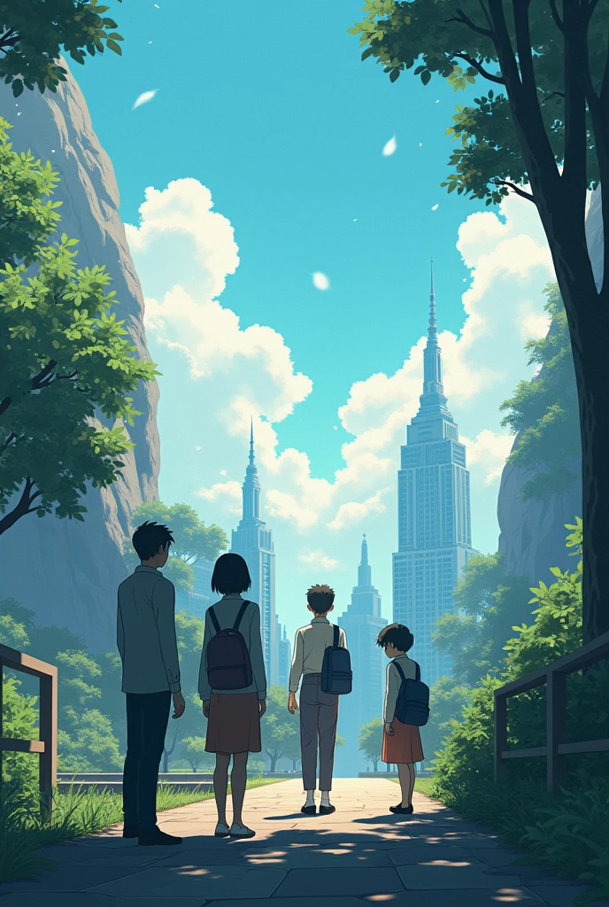 “Create an image in the style of Makoto Shinkai of the government decided to increase the budget for education."
