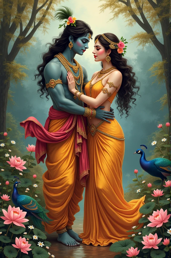 Krishna with radha