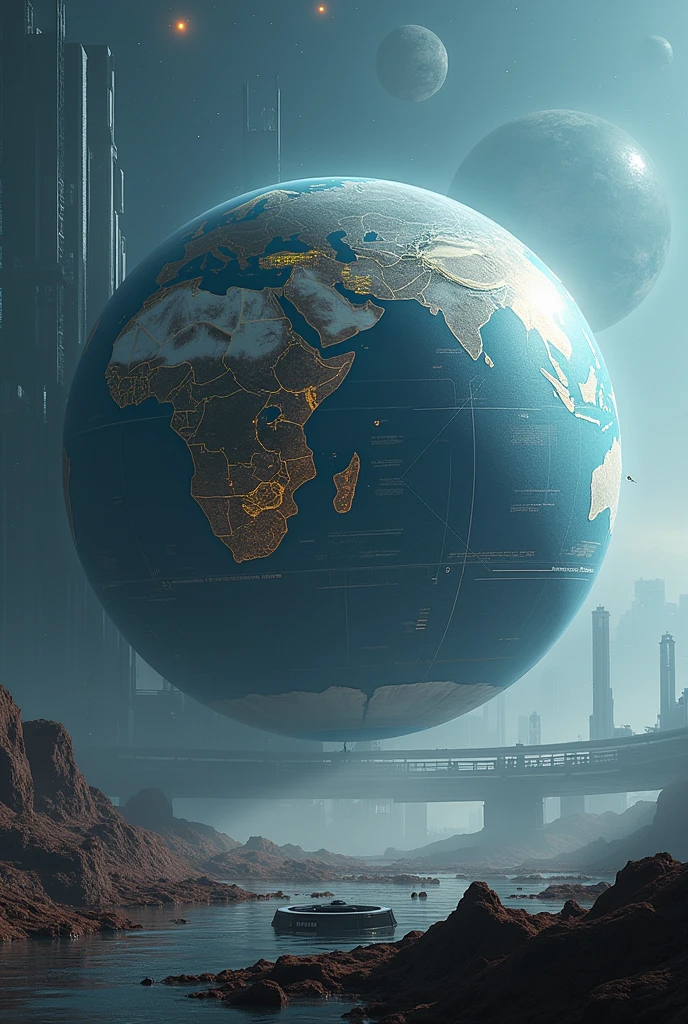 Globe background ( science fiction ) for PC