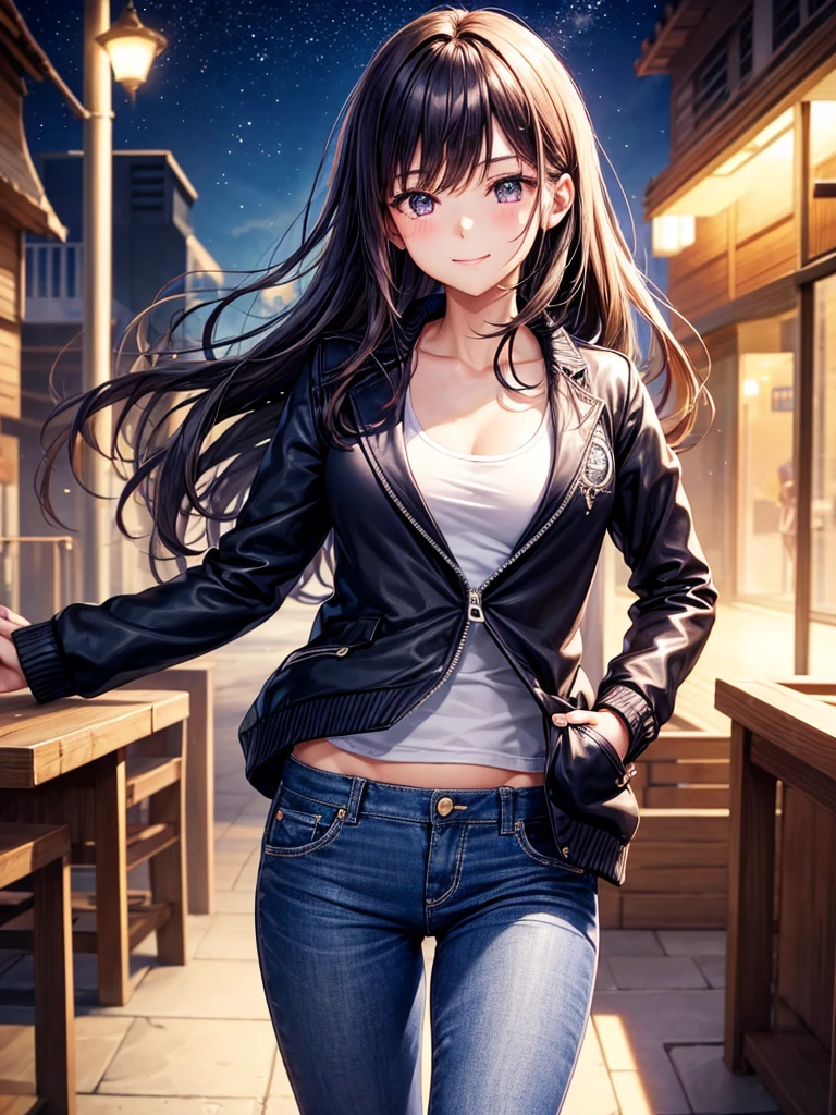 best quality,,smile,blazer,swimsuit,Back view,Turning her back,With your back turned、Face forward,School,Collective of girls,Track jacket,Physical education class,JK,Sexy and cute,future,Long trousers,jeans,Wearing a fastener bra,zipper bra,Long Hair,She has her bangs down,Purple Eyes,evolution系ファッション,Cuteness at its finest,Sparkling,Leather shorts,beautiful,middle School girlultiple girls are depicted,harem,idol group,infinite possibilities,leather jacket,fur jacket,Hair tucked behind ear,futureの服装,evolution,starry sky background,photo shoot,long hair,wearing a cardigan,beautiful girlの国,girl's paradise,highest quality,big breasts,leather jacket,happy girl,horny girl,Blue eyes,perfect face,standing position,She has her bangs down,fur jacket,Beautiful eyes,smooth hair,perfect eyes,beautiful girl,Angel Girl,multicolored hair colors,naughty girl,beautiful,High-dimensional beautiful girl,Multidimensional beautiful girl,gathering,Group、,