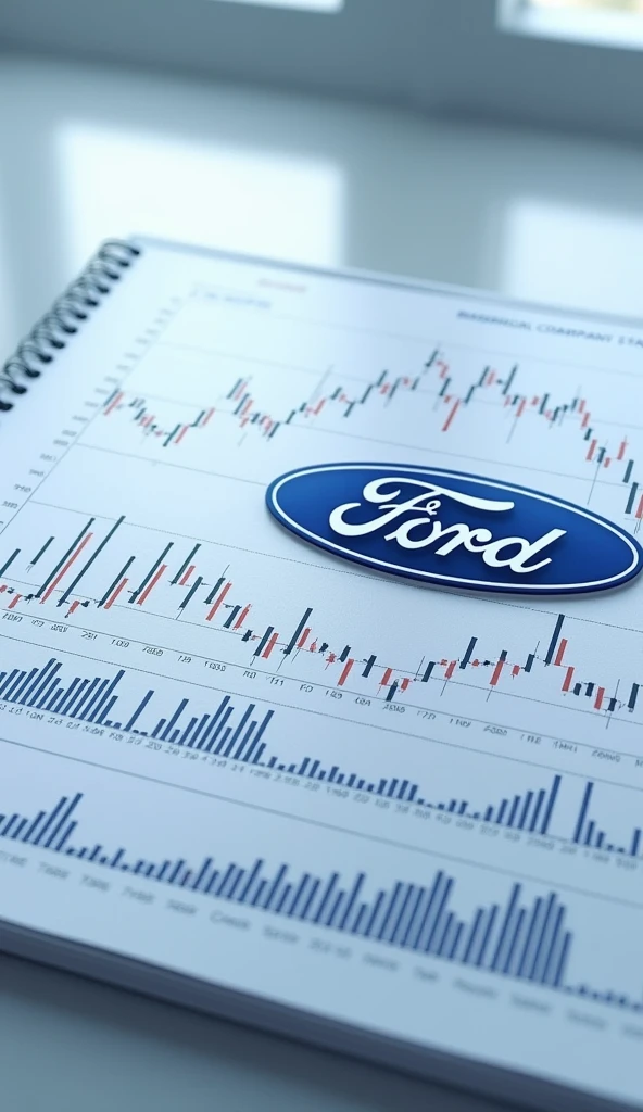 Ford motor company graph as of 2009 to 2024