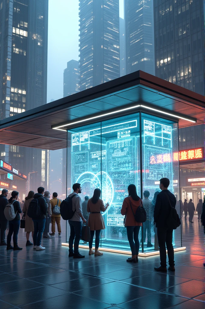 Technological bus stop