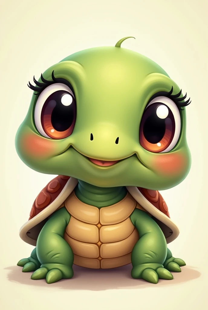 turtle looked like big eyes 2d cartoon
