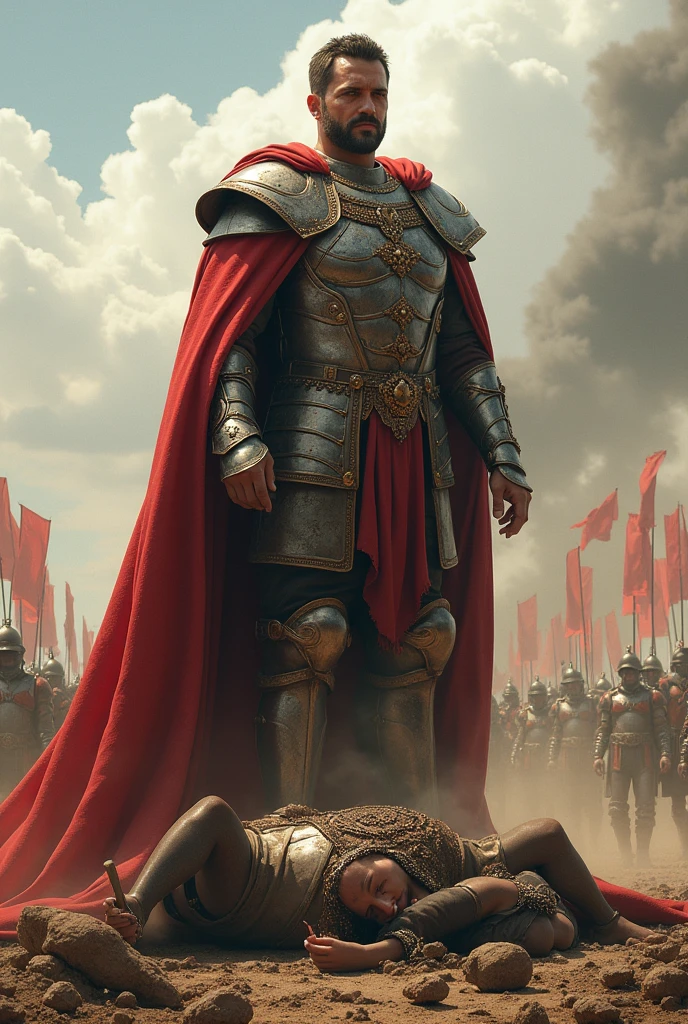 A ruler winning againest another ruler.