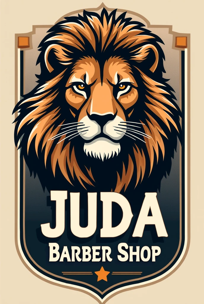 Logo of lion juda barber shop the tribe