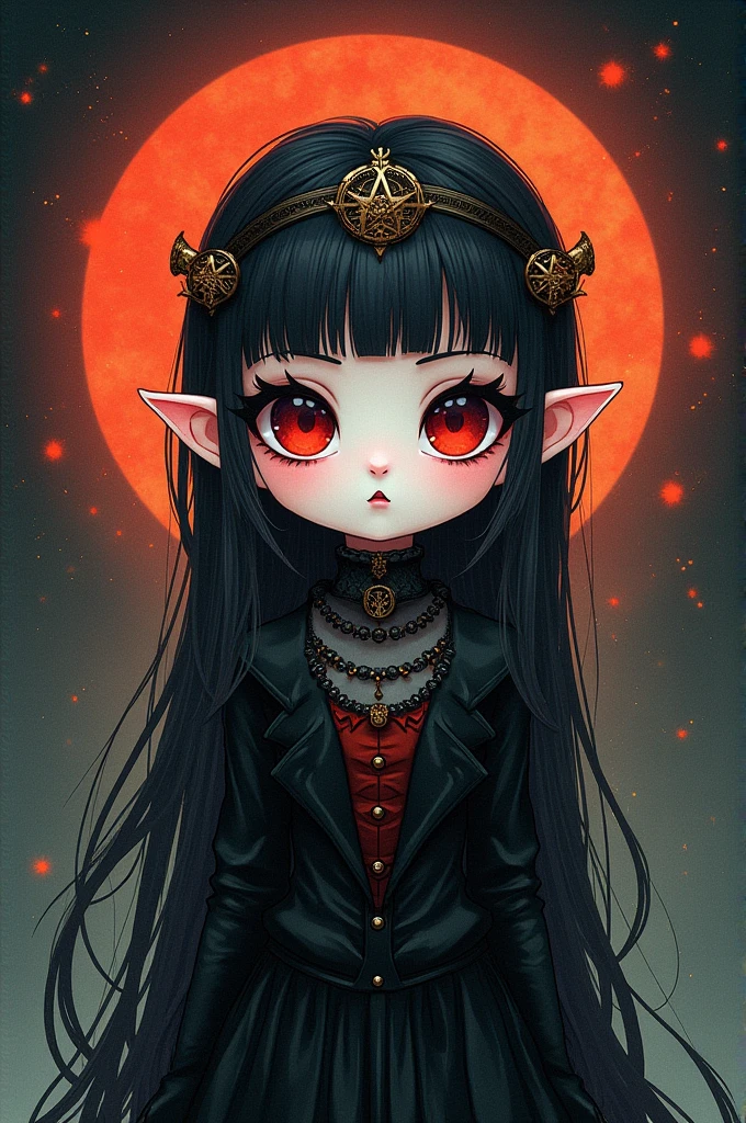 Aesthetics with a Vamoir style, cute and esoteric