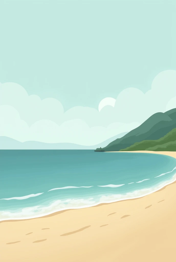 create an beach simple artwork that has all the elements of art such as space, line, color, form, texture and shape. explain each of this element.