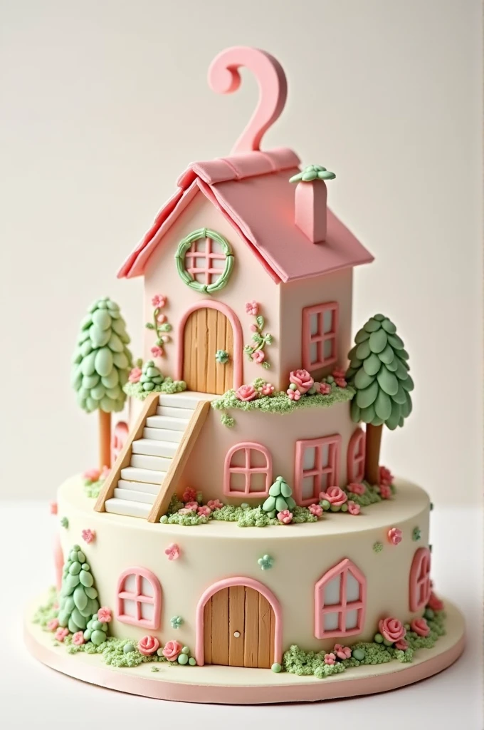 Cake with house design
