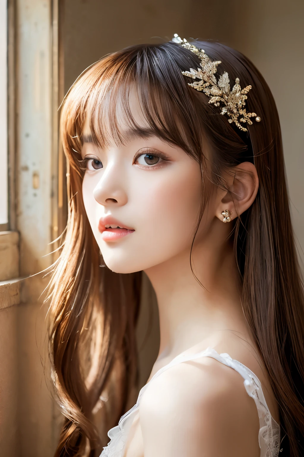 Focus on people。Create and express the best shining composition of the person in a realistic way。((masterpiece))、(((top-quality)))、((ultra-detailliert))、(A hyper-realistic)、(highly detailed CGillustration)、(extremely delicate and beautiful)、Girl a masterpiece、top-quality、Realistic skin feeling、Realistic fabric、We will introduce a realist illustration focusing on the center front of girls with realistic and ultra-detailed eyes.。This is the absolute rule, and the following sentence expresses the image quality。 The greatest painter in human history meets an unparalleled beauty、It is the greatest masterpiece in the history of the Inuiku Ichigo, which depicts the most beautiful figure of a lifetime.。 Create stunning anime artwork that is currently trending on seaStation、Introducing exquisite beauty and seductive aesthetics。
