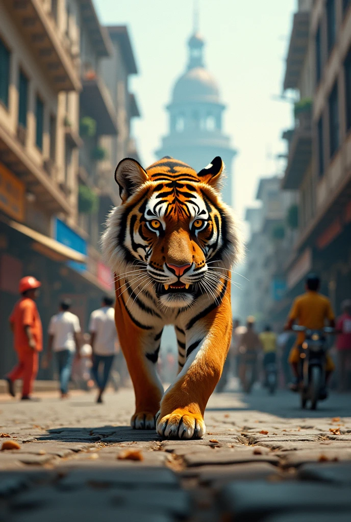 bengal tiger in mumbai city of India