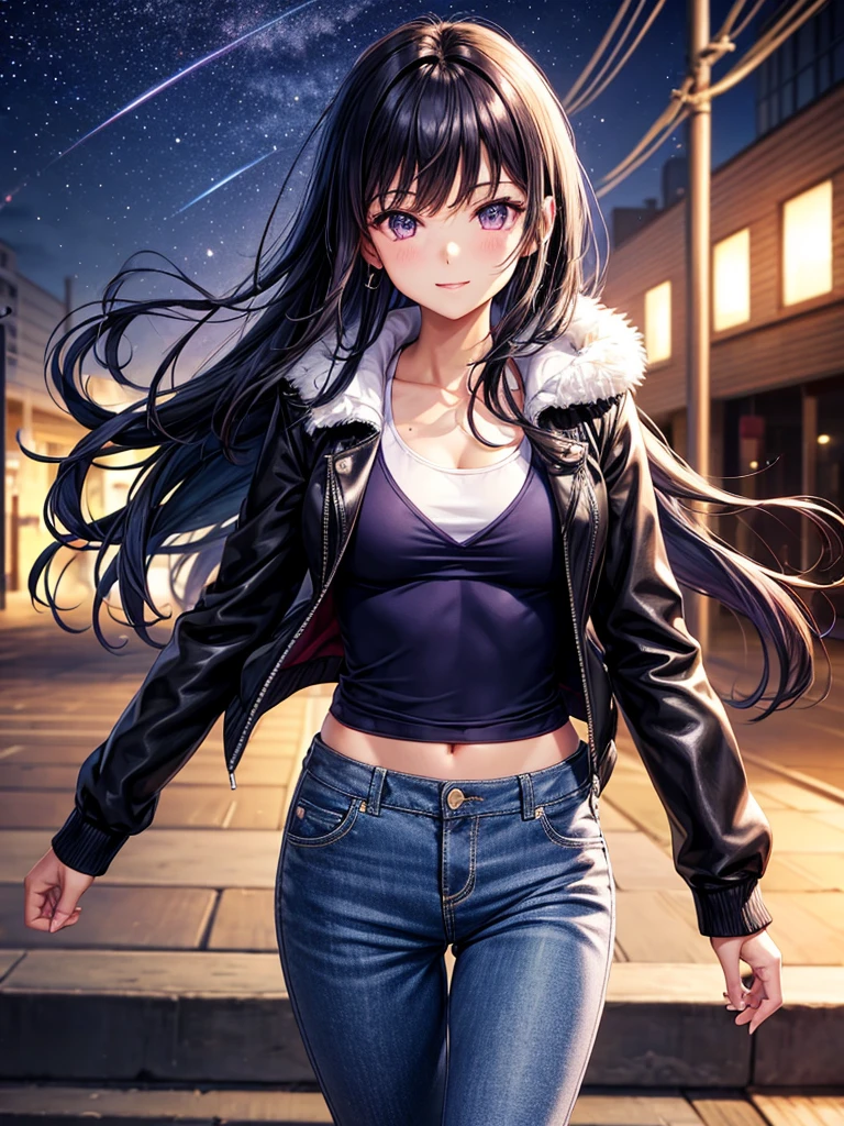best quality,,smile,blazer,swimsuit,Back view,Turning her back,With your back turned、Face forward,School,Collective of girls,fur jacket,Winter clothes,A whole new fashion,Track jacket,Physical education class,JK,Sexy and cute,future,Long trousers,jeans,Wearing a fastener bra,zipper bra,Long Hair,She has her bangs down,Purple Eyes,evolution系ファッション,Cuteness at its finest,Sparkling,Leather shorts,beautiful,middle School girlultiple girls are depicted,harem,idol group,infinite possibilities,leather jacket,fur jacket,Hair tucked behind ear,futureの服装,evolution,starry sky background,photo shoot,long hair,wearing a cardigan,beautiful girlの国,girl's paradise,highest quality,big breasts,leather jacket,happy girl,horny girl,Blue eyes,perfect face,standing position,She has her bangs down,fur jacket,Beautiful eyes,smooth hair,perfect eyes,beautiful girl,Angel Girl,multicolored hair colors,naughty girl,beautiful,High-dimensional beautiful girl,Multidimensional beautiful girl,gathering,Group、,