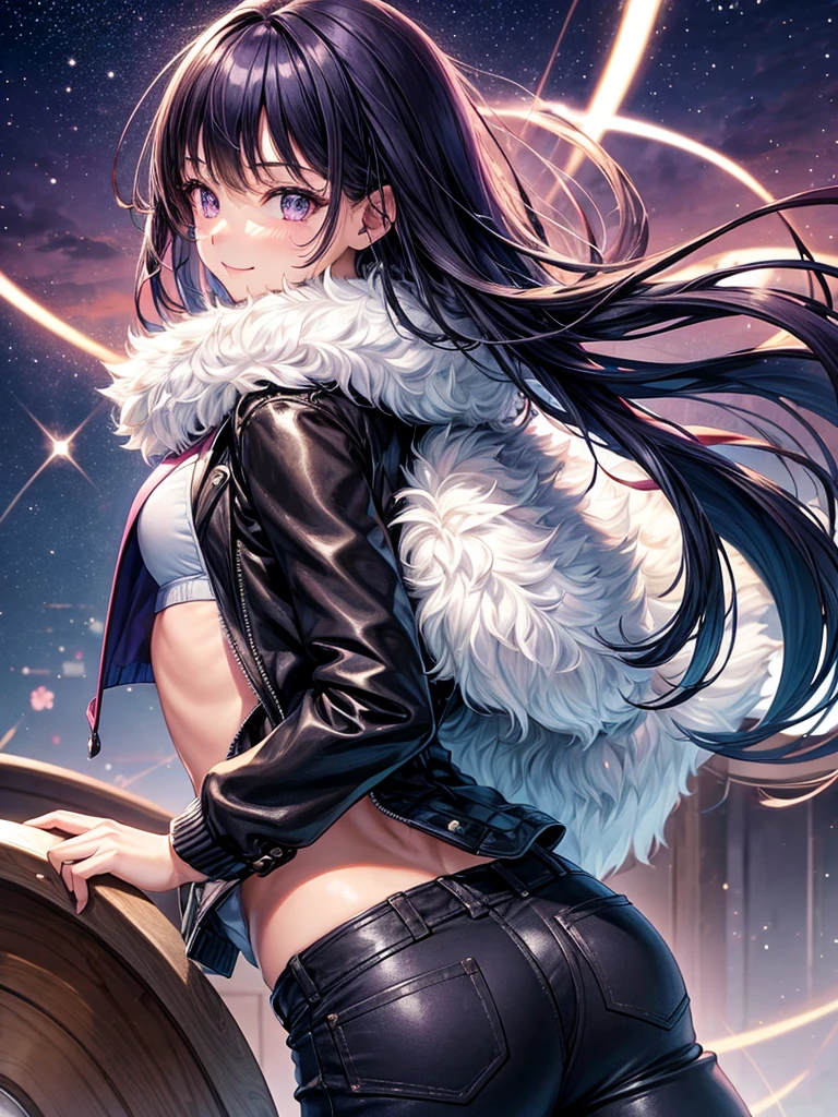 best quality,,smile,blazer,swimsuit,Back view,Turning her back,With your back turned、Face forward,School,Collective of girls,fur jacket,Winter clothes,A whole new fashion,Track jacket,Physical education class,JK,Sexy and cute,future,Long trousers,jeans,Wearing a fastener bra,zipper bra,Long Hair,She has her bangs down,Purple Eyes,evolution系ファッション,Cuteness at its finest,Sparkling,Leather shorts,beautiful,middle School girlultiple girls are depicted,harem,idol group,infinite possibilities,leather jacket,fur jacket,Hair tucked behind ear,futureの服装,evolution,starry sky background,photo shoot,long hair,wearing a cardigan,beautiful girlの国,girl's paradise,highest quality,big breasts,leather jacket,happy girl,horny girl,Blue eyes,perfect face,standing position,She has her bangs down,fur jacket,Beautiful eyes,smooth hair,perfect eyes,beautiful girl,Angel Girl,multicolored hair colors,naughty girl,beautiful,High-dimensional beautiful girl,Multidimensional beautiful girl,gathering,Group、,