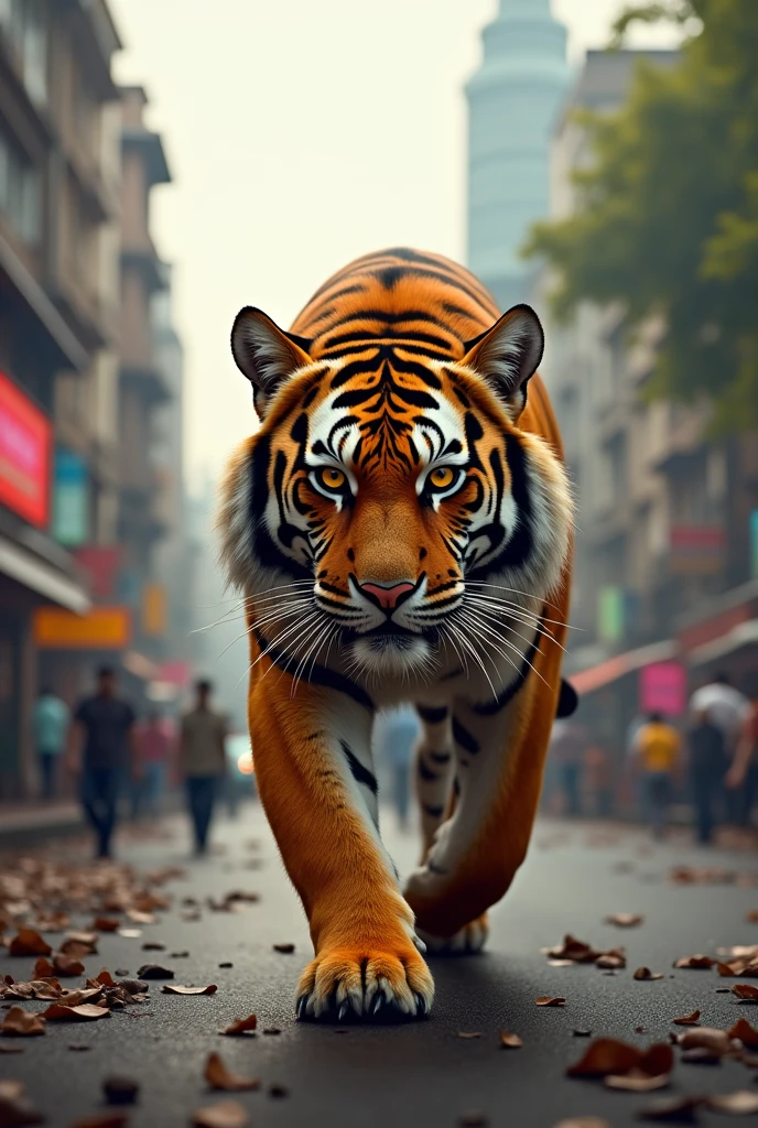 bengal tiger in mumbai city of India