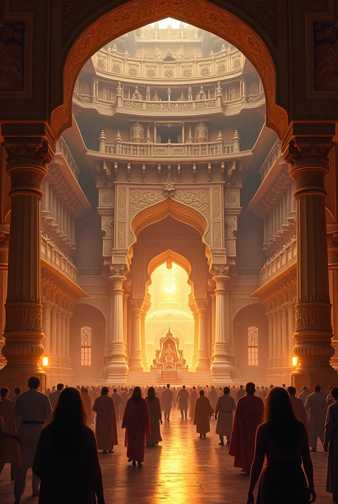 Ram mandir ayodhya inside veiw