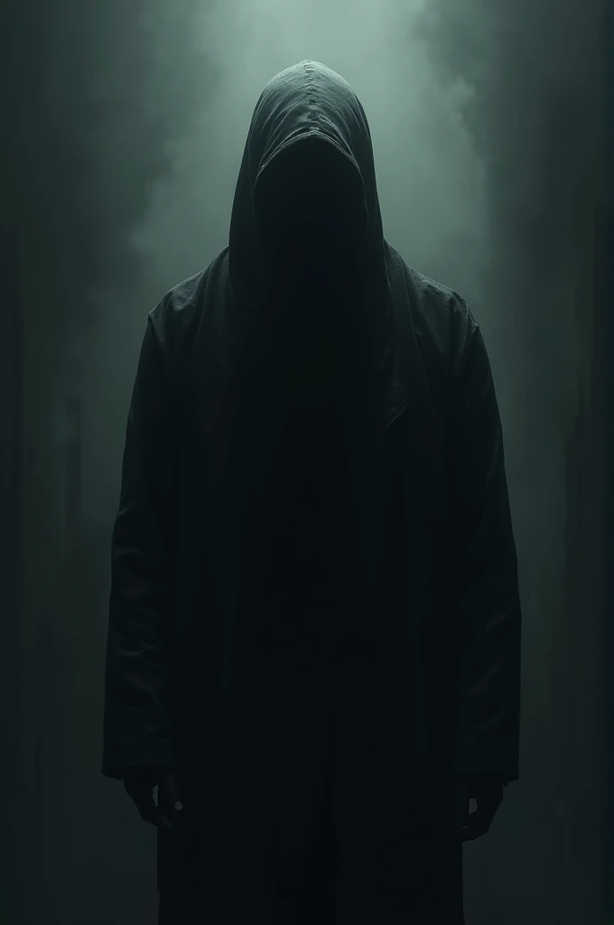 A man in darkness